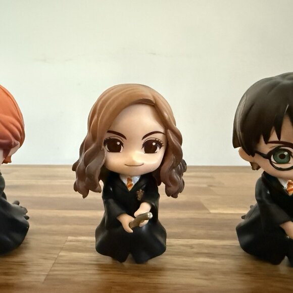 3 Hello! Good Smile Harry Potter Hermione Granger Ron Weasley Vinyl Figurines - Picture 3 of 14